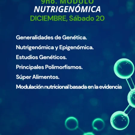 Módulo 9 - Online: Nutrigenómica y Epigenética