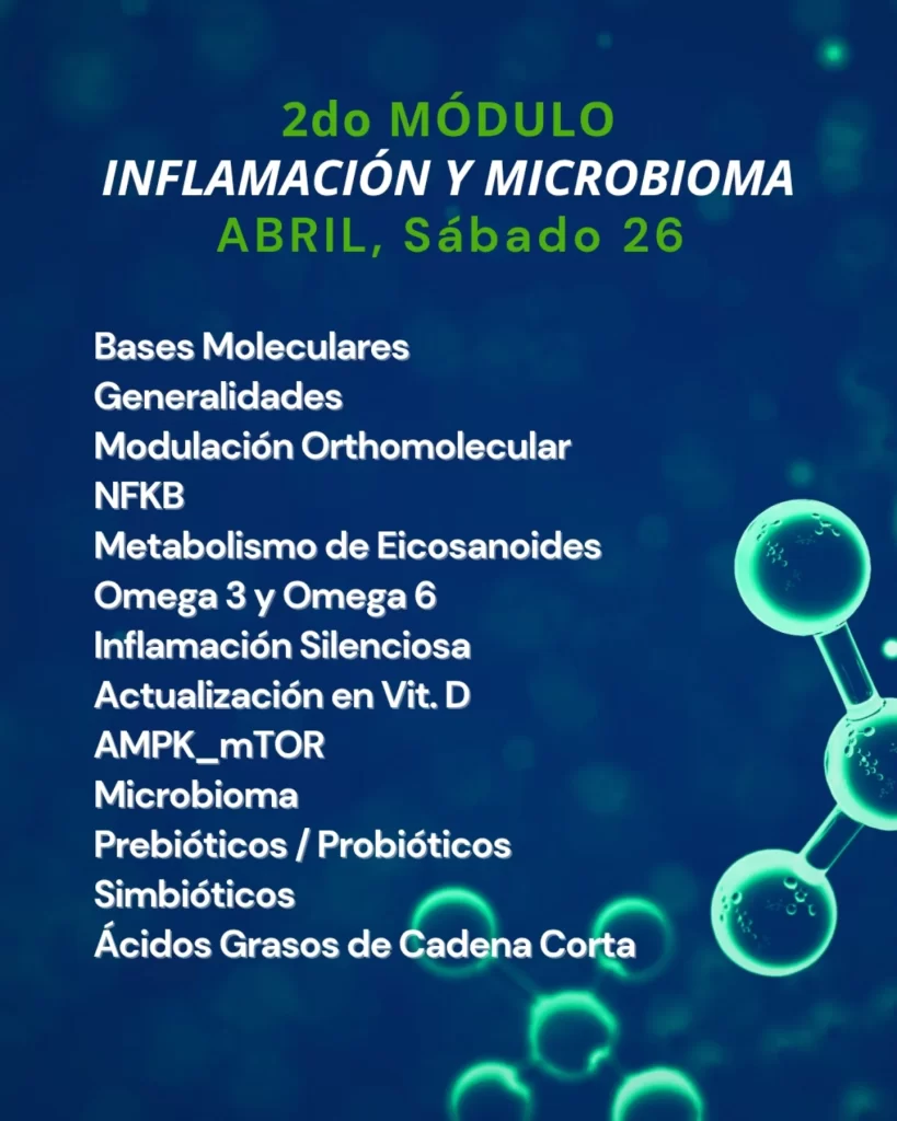 Módulo 2 - Presencial: Inflamación y Microbioma